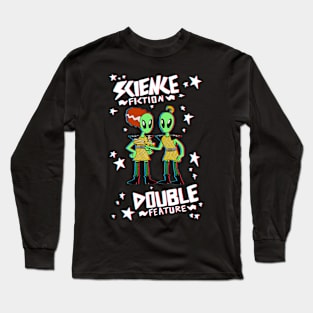 Science Fiction Double Feature Long Sleeve T-Shirt